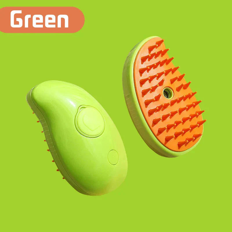 Electric Steam Brush – 3-in-1 Grooming Comb with W