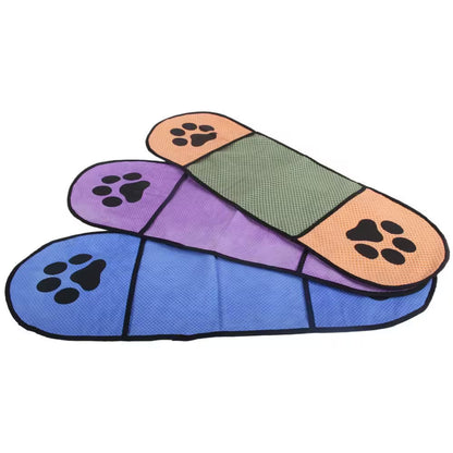 Quick-Dry Microfiber Pet Towel | Hand-Pocket Design