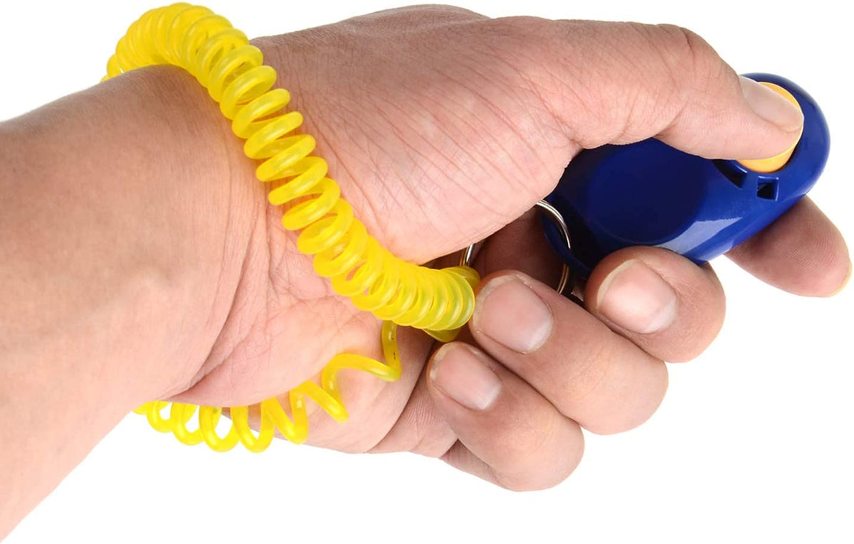 7-Pack Training Clickers with Wrist Straps